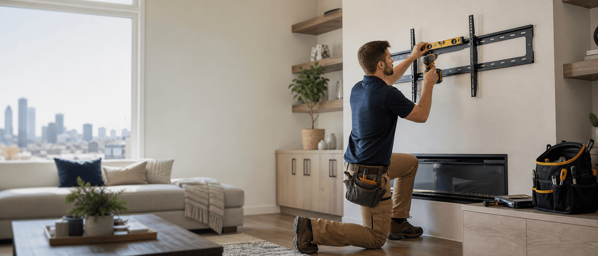 TV mounting service Calgary — Steve Balakshii